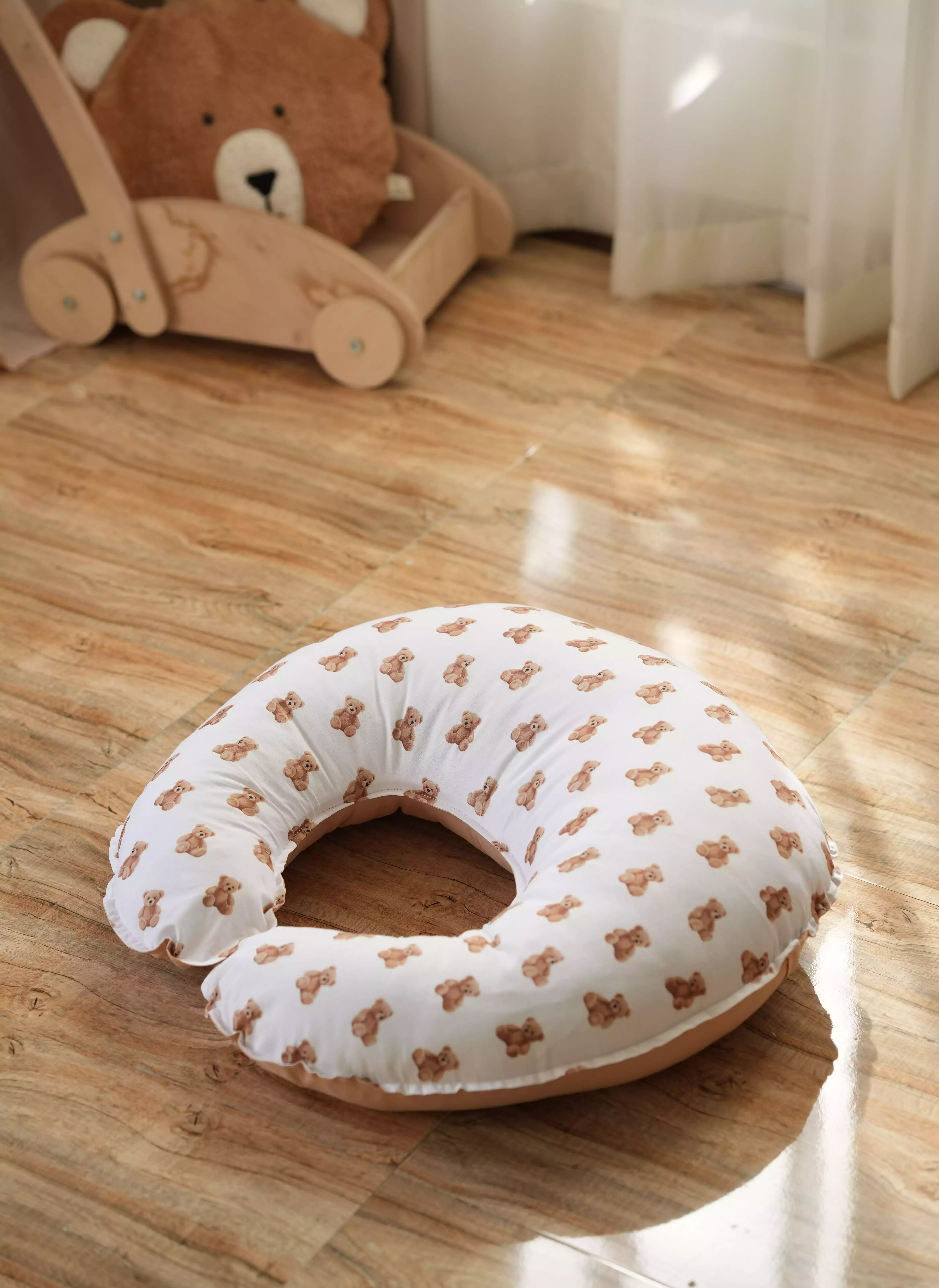 بالش شيردهي  پيكه خرسی شکلاتی