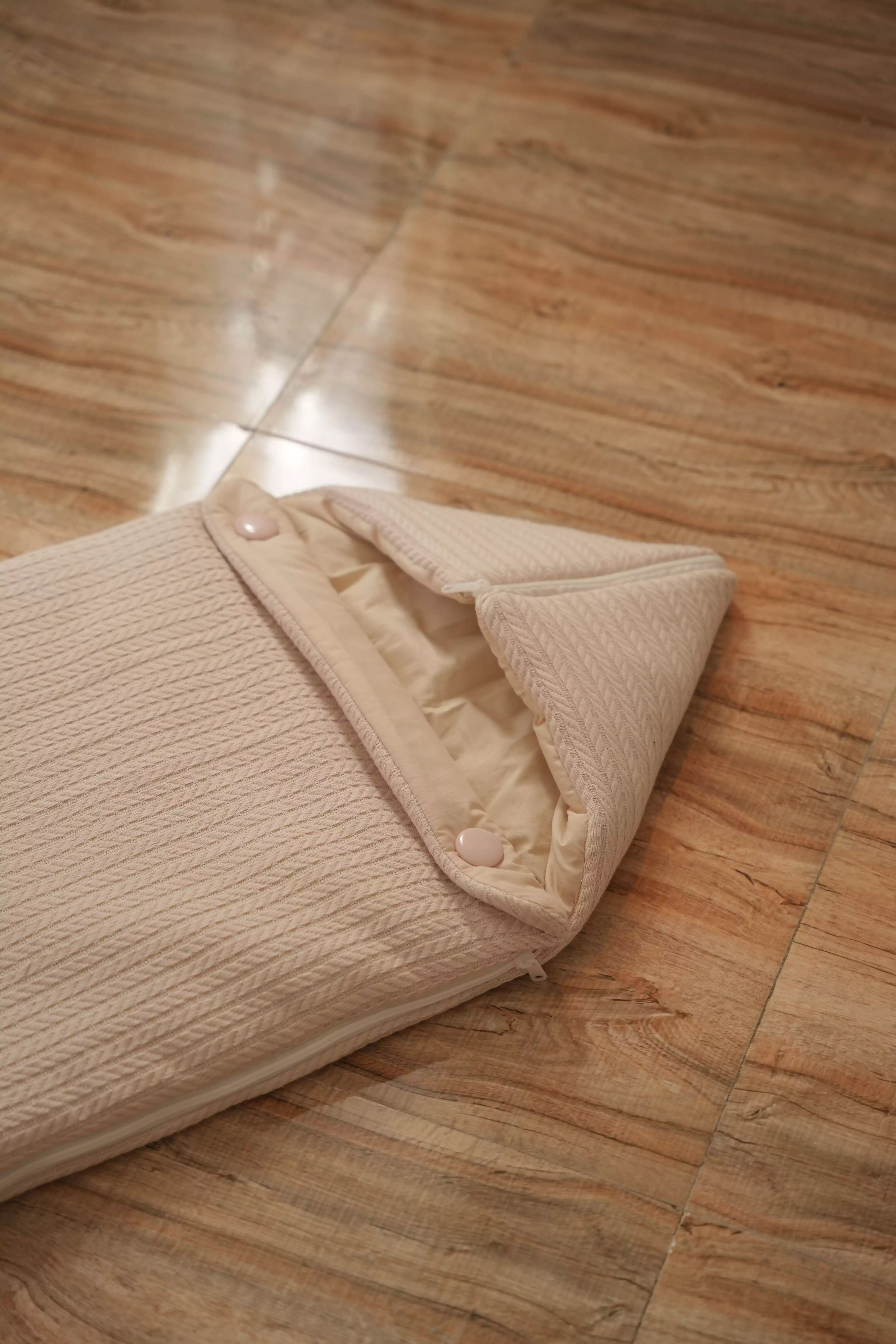 کیسه خواب پیکه گیس بافت ساده کرم