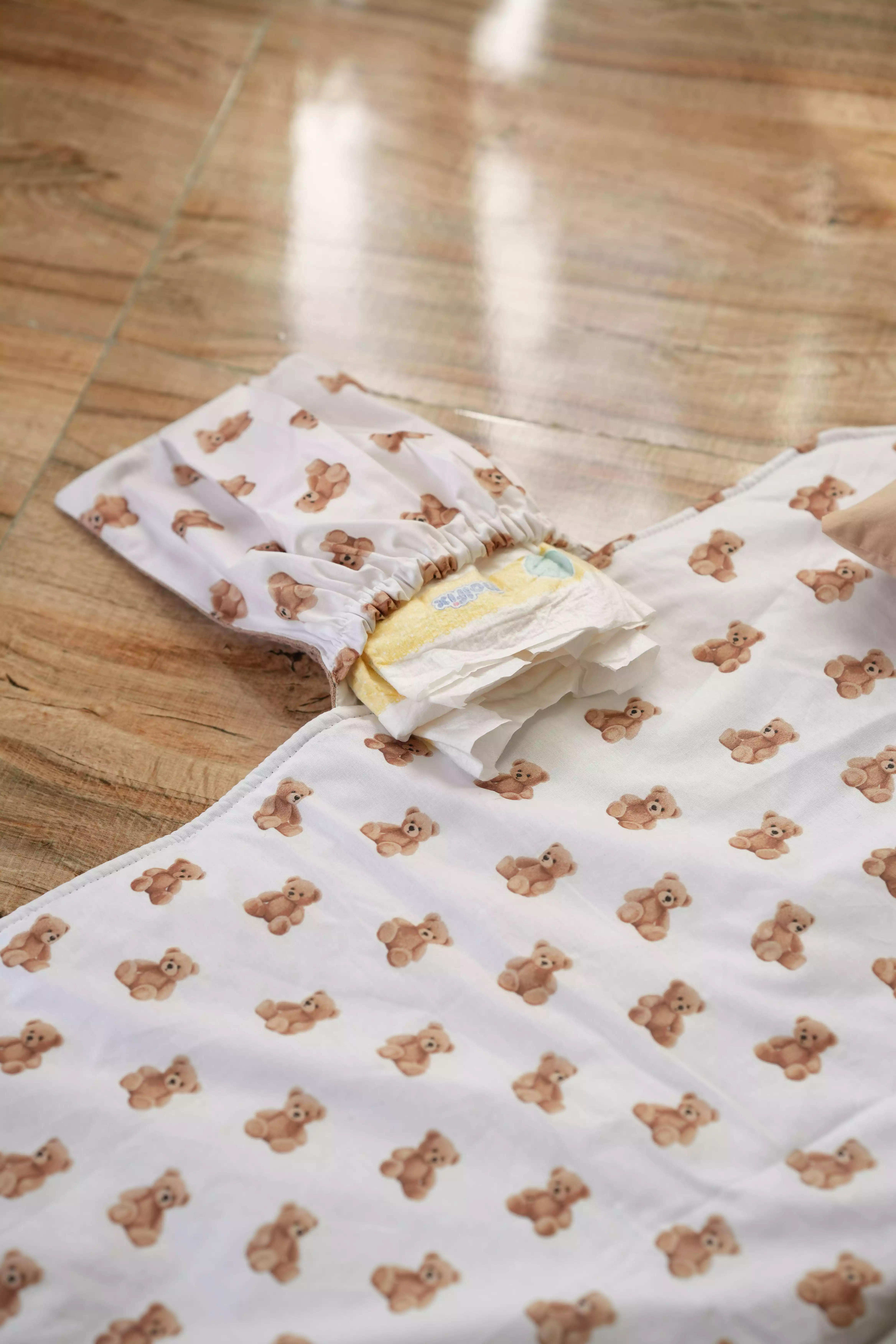 زيرانداز تعويض پیکه خرسی شکلاتی